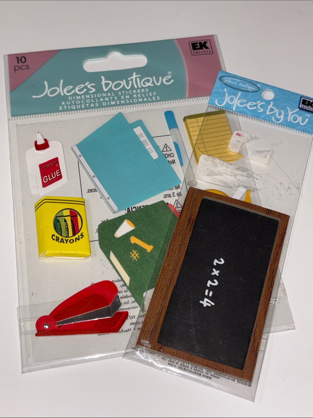 Jolee's Boutique Dimensional School Stickers Chalkboard & Supplies Chalkboard Em